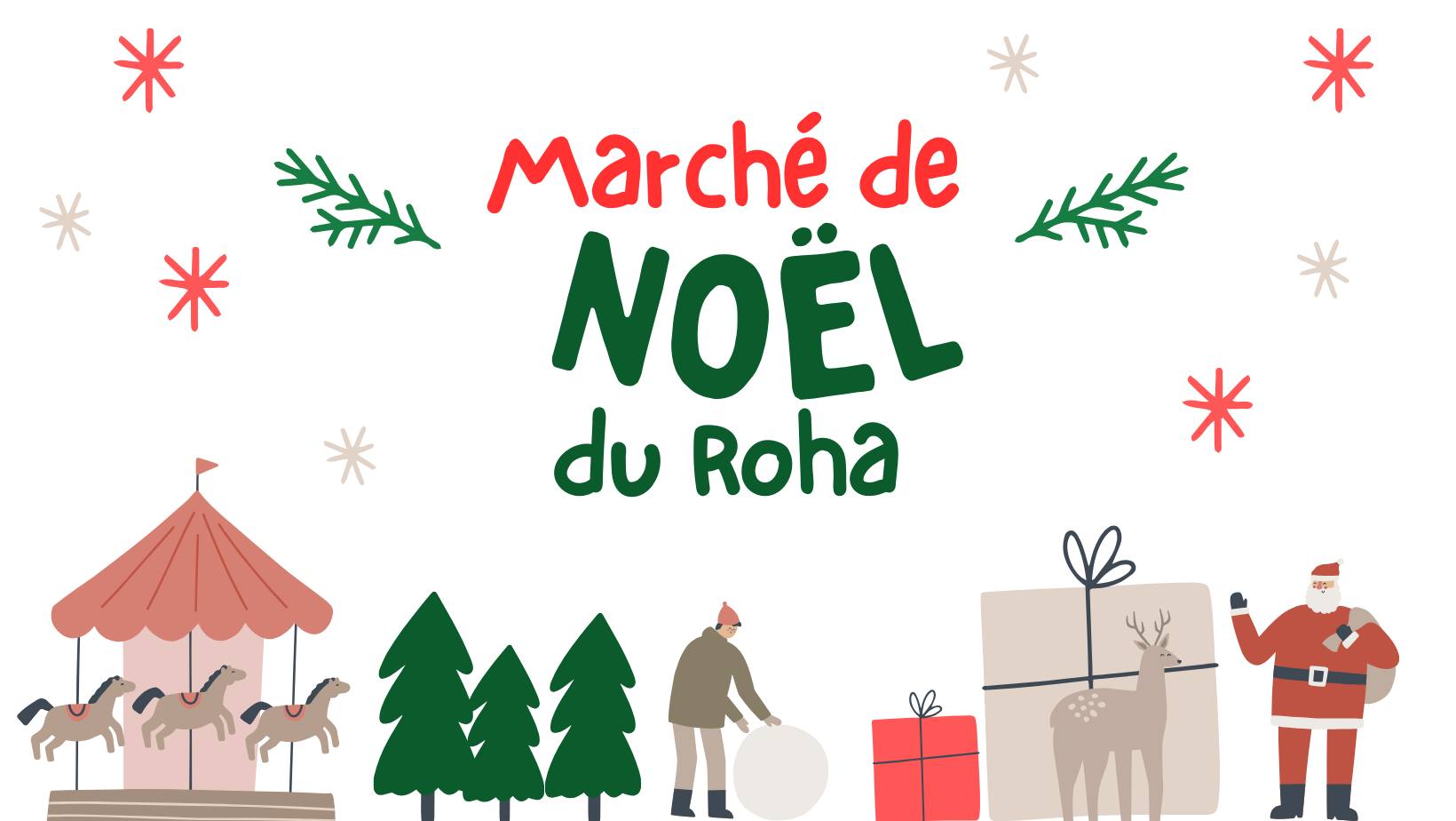 Marché de Noël de la ferme du Roha