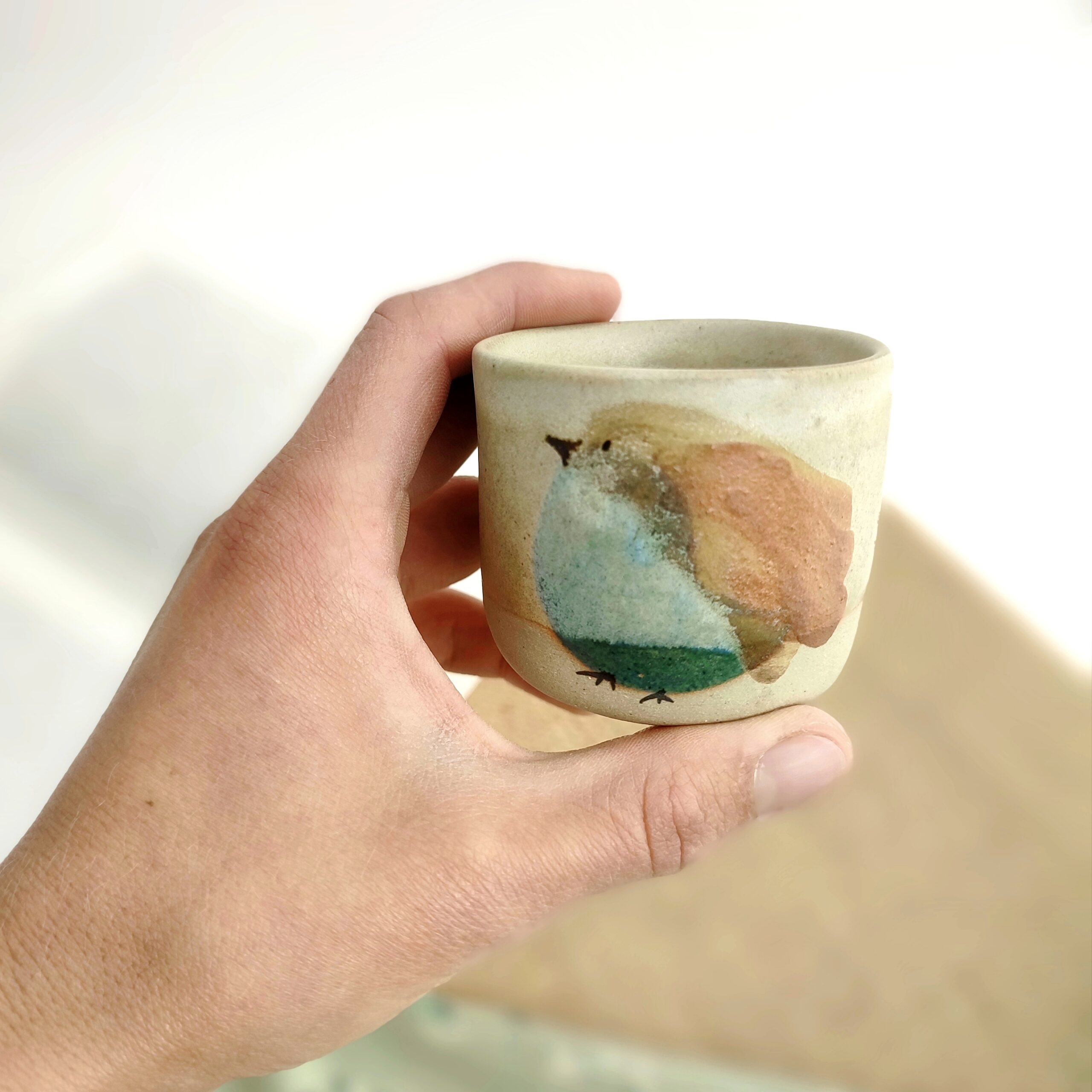 Tasse à café oiseau