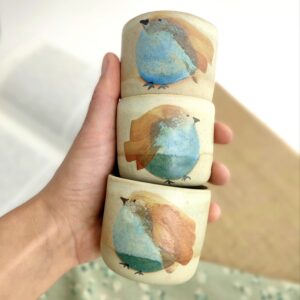 Tasse à café oiseau