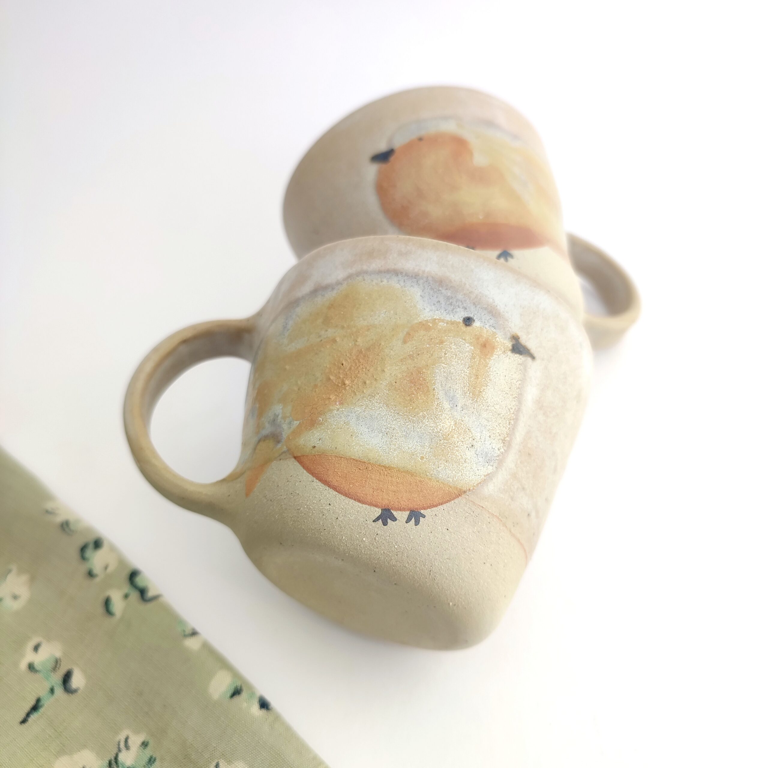 Tasse à café oiseau