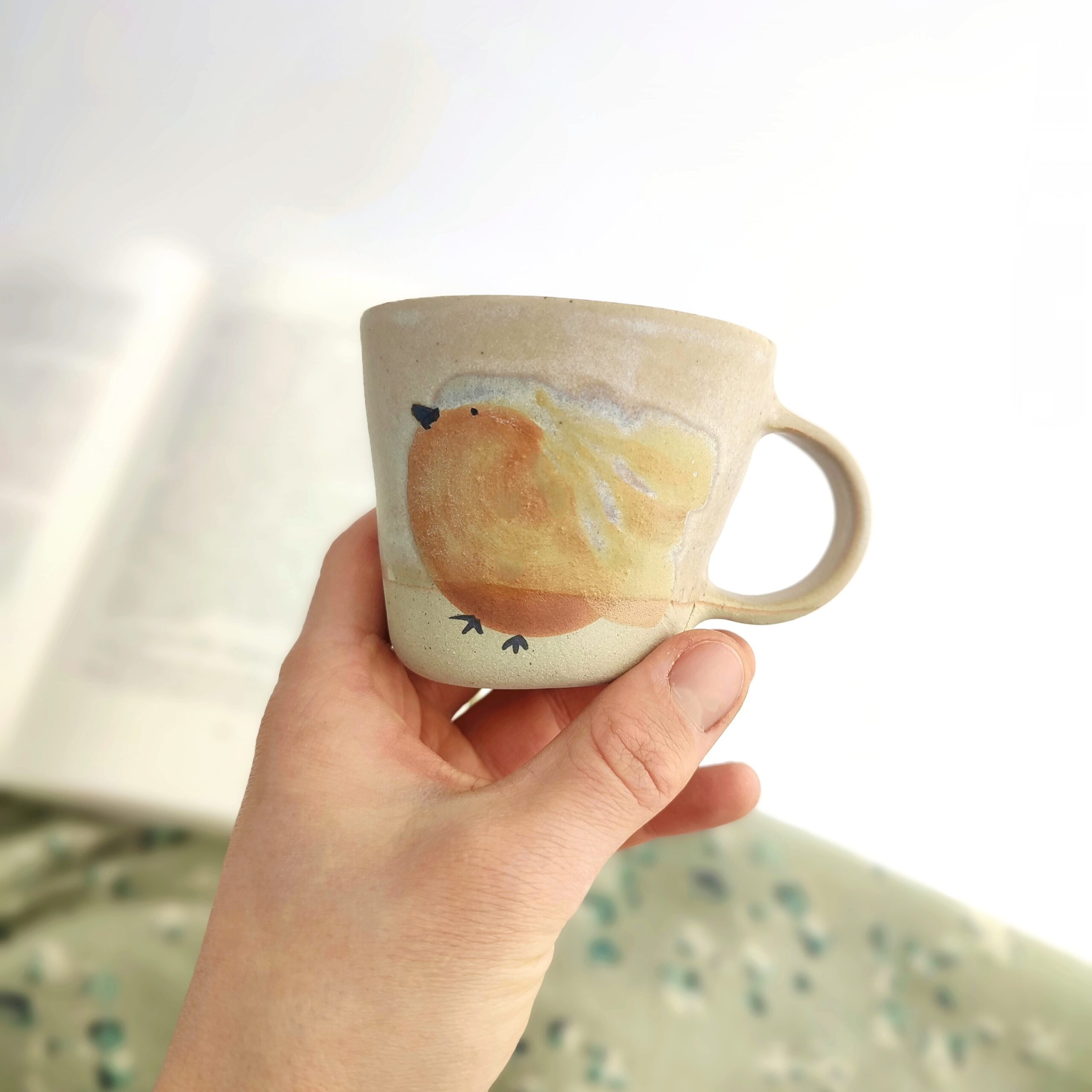 Tasse à café oiseau